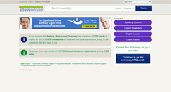 Desktop Screenshot of englishbraziliandictionary.com